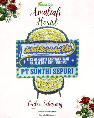 Papan Bunga Duka di Simatohir