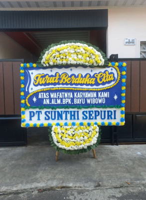 Papan Bunga Duka di Simatohir